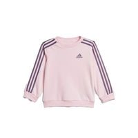 ADIDAS - סט טרנינג ADIDAS  לילדים צבע ורוד/שיבי