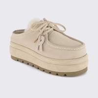 REPLAY - כפכף פרווה פלטפורמה בצבע ב