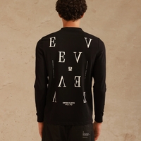 EMPORIO VALENTINI  - טי-שירט שרוול ארוך בצבע שחור