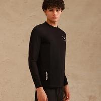 EMPORIO VALENTINI  - טי-שירט שרוול ארוך בצבע שחור