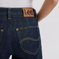 מכנס ג'ינס נשים -LEE JEANS Stella Wide Leg Selvedge Denim Jean