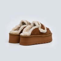 REPLAY - כפכפי מיול פלטפורמה לנשים בצבע חום