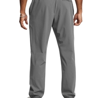 UNDER ARMOUR - מכנסי טרנינג ארוגים בצבע אפור