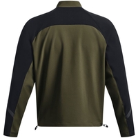 Under Armour- סווטשירט פונקציונלי לגברים דגם UNSTOPPABLE BOMBER ירוק