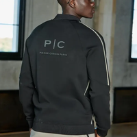 PIERRE CARDIN - ג'קט עם רוכסן לגבר בצבע שחור