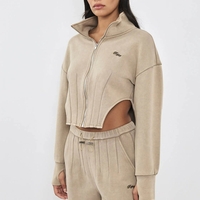 REPLAY - חליפת טרי לנשים בצבע בז