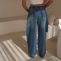 REPLAY - גופיית ריב טופ לבנה לנשים