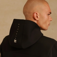 EMPORIO VALENTINI  - חליפת טרנינג שחורה עם הדפס לבן