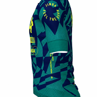חולצת רכיבה - JINGA Pro Inferno Jersey Green blue