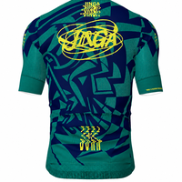 חולצת רכיבה - JINGA Pro Inferno Jersey Green blue