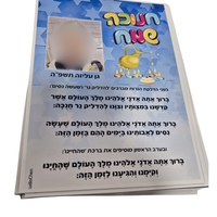 סדר הדלקת נרות חנוכה - תמונת מגנט גודל 15/21