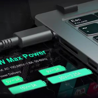מטען אוניברסלי 65W USB-C למחשבים ניידים