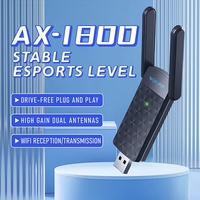 מתאם רשת אלחוטי USB בטכנולוגיית Wi-Fi 6 (802.11ax)