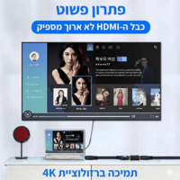 ממיר HDMI נקבה לנקבה – תומך 4K