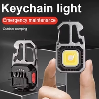 פנס עבודה קומפקטי למחזיק מפתחות – אור חזק במיוחד עם תצוגת סוללה
