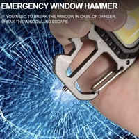 פנס עבודה קומפקטי למחזיק מפתחות – אור חזק במיוחד עם תצוגת סוללה