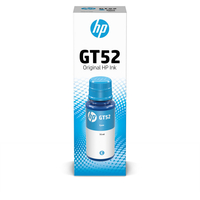 סט 4 בקבוקי דיו מקורי HP GT53XL / GT52 שחור וצבעוני למדפסות Smart Tank / Ink Tank