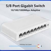 מתג / מפצל רשת גיגה־ביט מהיר במיוחד – 5 פורטים