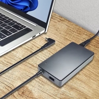 מטען אוניברסלי דק במיוחד למחשבים ניידים 90W – כולל יציאת USB להטענת הסמארטפון