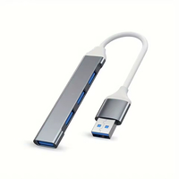 מפצל USB מהיר עם כניסת -USB 3.1– עיצוב מודרני ויפה