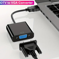 מתאם HDTV (HDMI) ל־VGA עם USB ו-Audio מובנה