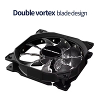 מאוורר מארז למחשב Teucer 120mm תאורת RGB חיבור 4Pin