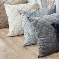 כרית נוי אפור בהיר