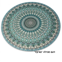 סט 6 פלייסמנטים חמים עגולים בעיצוב 