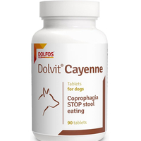 דולויט Cayenne תוסף לסיוע בהפחתת אכילת צואה (90 טבליות) - דולפוס