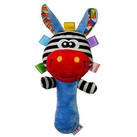 49# - ילדה של אבא : מתנה לתינוקת המתוקה בקופסת בד לצעצועים המכילה ספר בד, שמיכה, כדור תחושות קטיפתי , בובת מקל מרשרשת וכובע