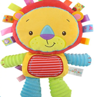 16# - שינה מתוקה לבת ולבן : סט מצעים מכותנת ג'רסי, בובת חיבוקי למיטה, בגד גוף ומכנסוני רגלית וטבעת עץ עם נשכני סיליקון