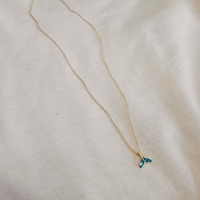 שרשרת סנפיר טורקיז