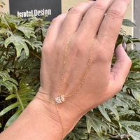 צמיד טבעת מריה זהב