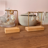 עגילי בארוק זהב