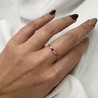 טבעת לוסי ורוד