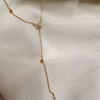 שרשרת עניבה פרפר זהב