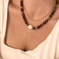 שרשרת Jasper & Pearl