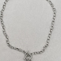 שרשרת חוליות תליון כסף