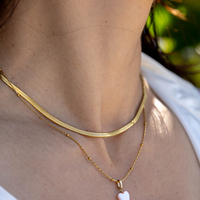 שרשרת לב ורוד