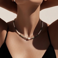 שרשרת פנינים אבני טורקיז