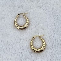 Textured Classic Hoops