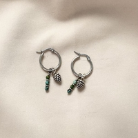 עגילי Forest Cone