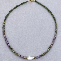 שרשרת Green Amethyst