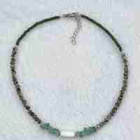 שרשרת Green Stone Balance