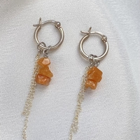 עגילי גספר כתום