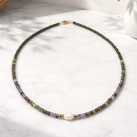 שרשרת Green Amethyst