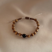 צמיד אוניקס חום