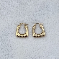 Bold Square Hoops