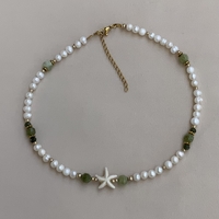 שרשרת Starfish Lagoon Pearl Necklace