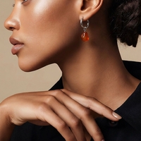 עגילי Amber Stone